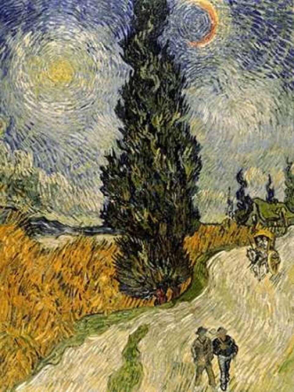 Road with Cypresses Poster Print by Vincent Van Gogh - Item # VARPDX3VG559